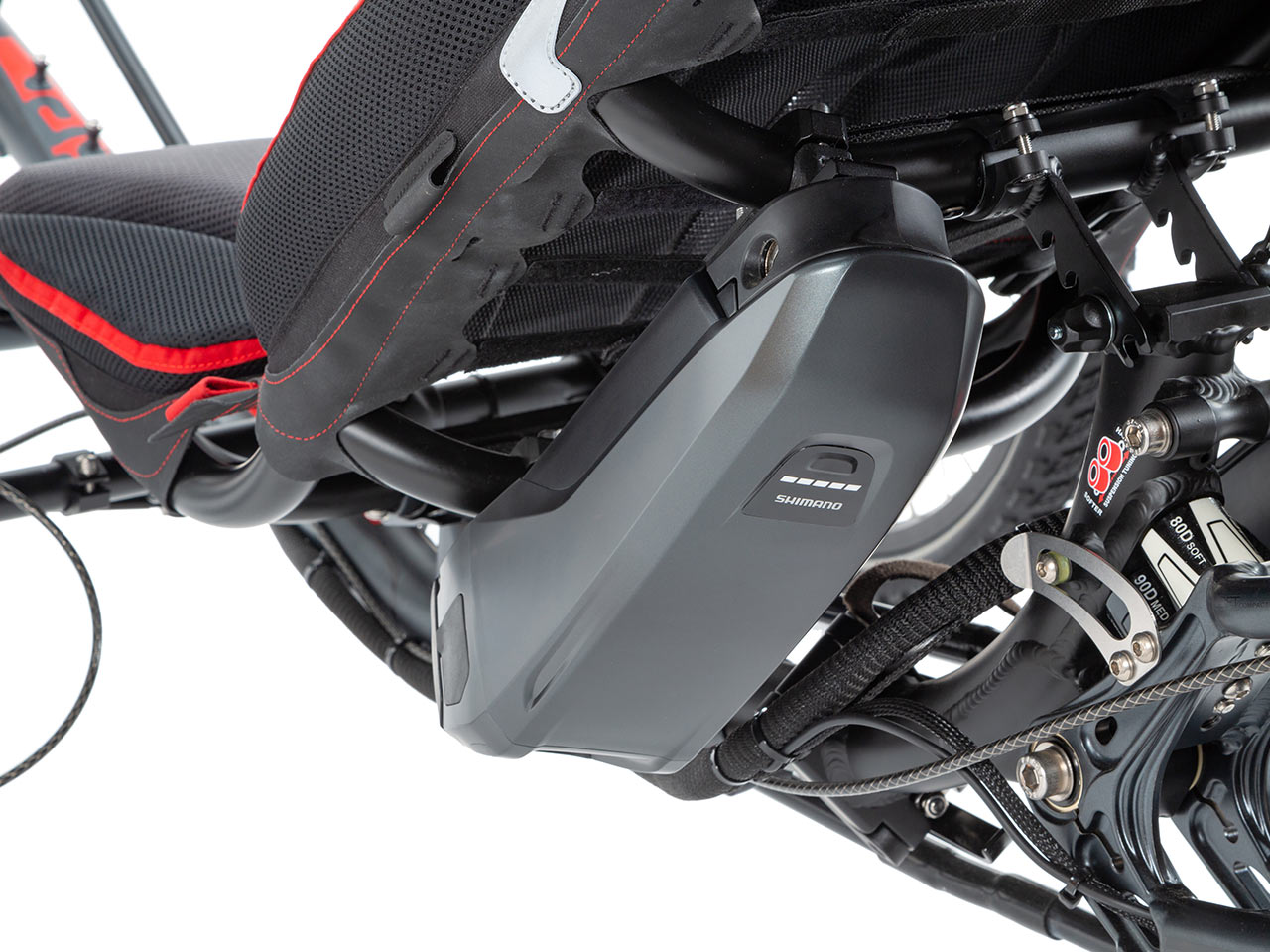 Mount for Steps second battery on Ergo Luxe seat