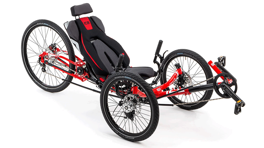 ICE Sprint X Tour and Sprint X Pixel recumbent trike